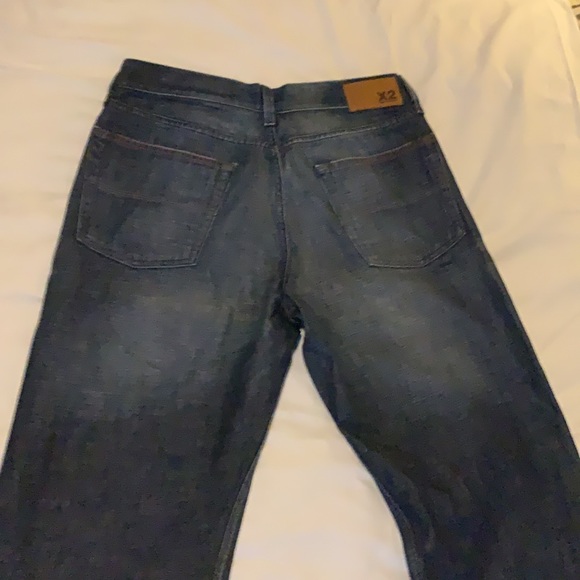 Men’s Express X2 denim boot cut jeans - 32W 30L - Picture 4 of 7